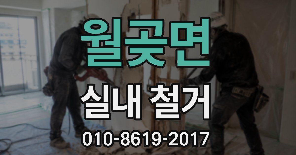 월곶면 실내 철거
