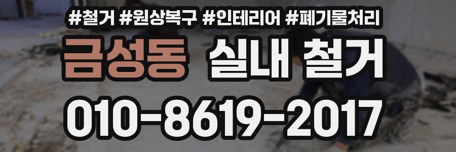 금성동 실내 철거