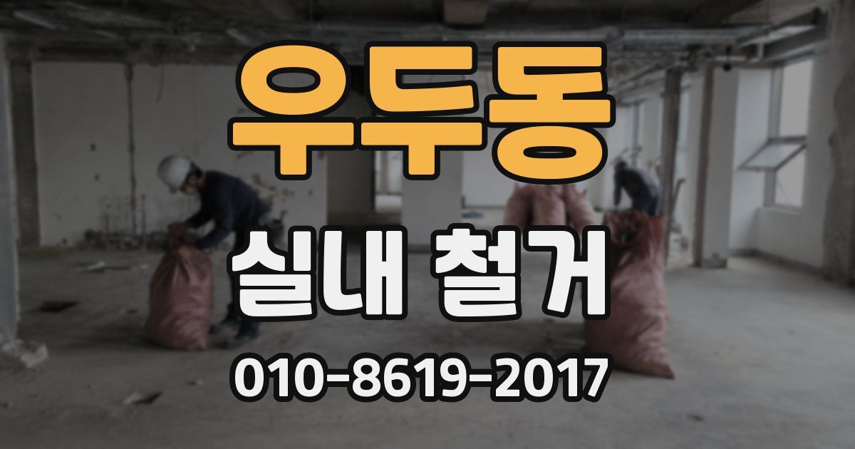 우두동 실내 철거