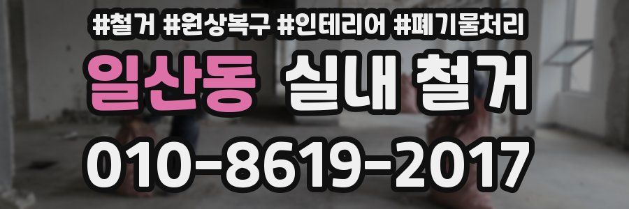일산동 실내 철거