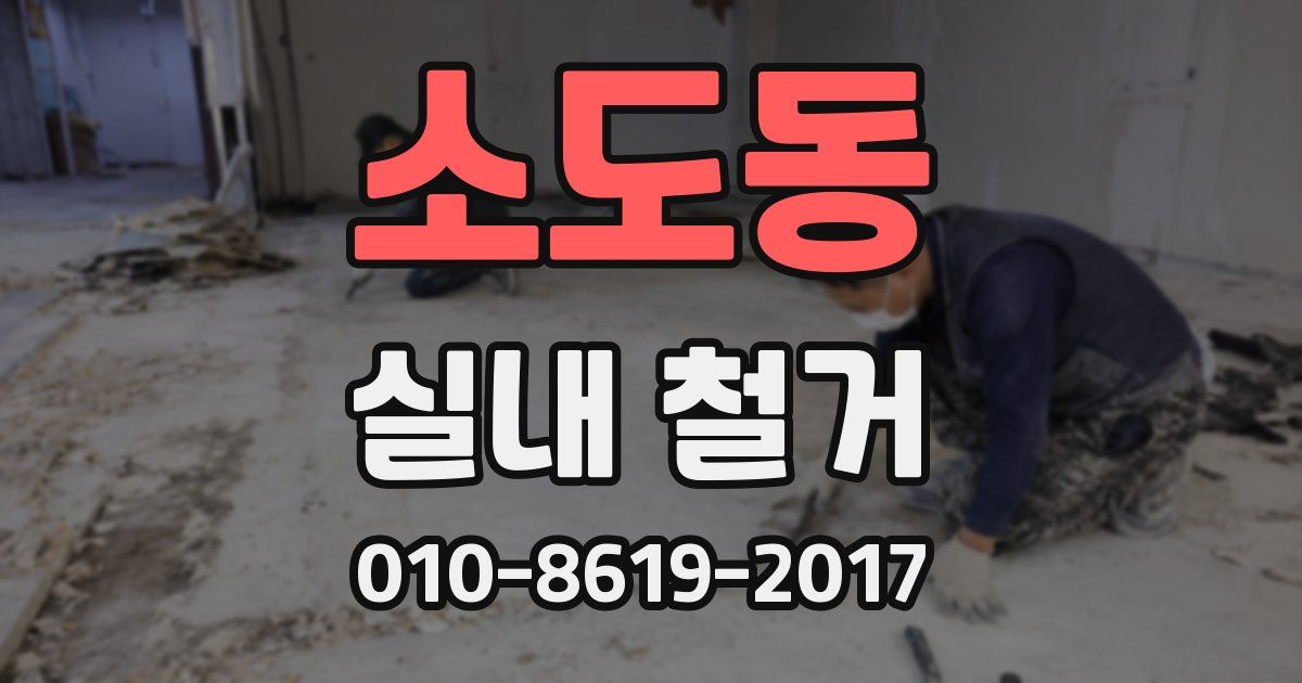 소도동 실내 철거