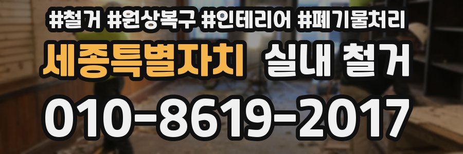 세종특별자치 실내 철거