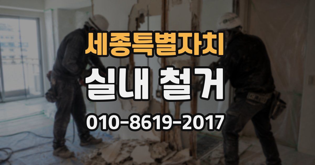 세종특별자치 실내 철거