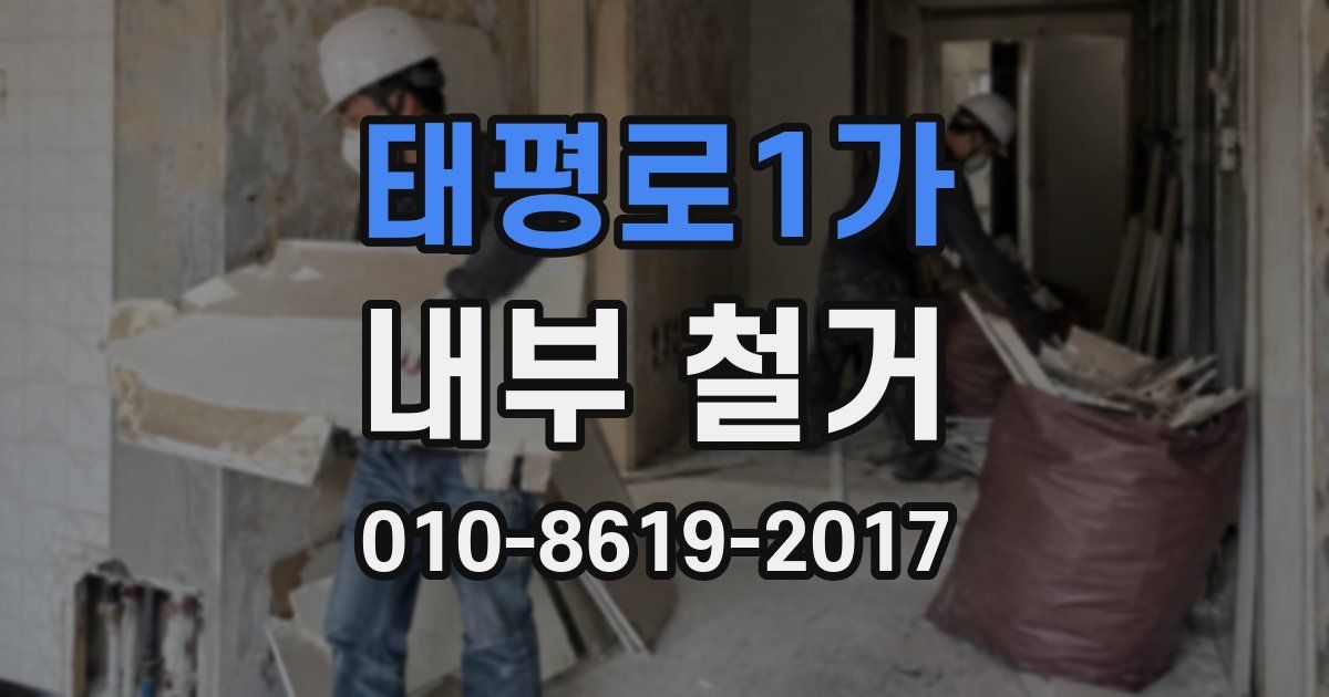 태평로1가 내부 철거