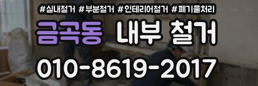 금곡동 내부 철거