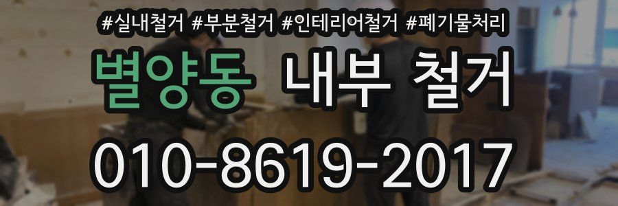 별양동 내부 철거