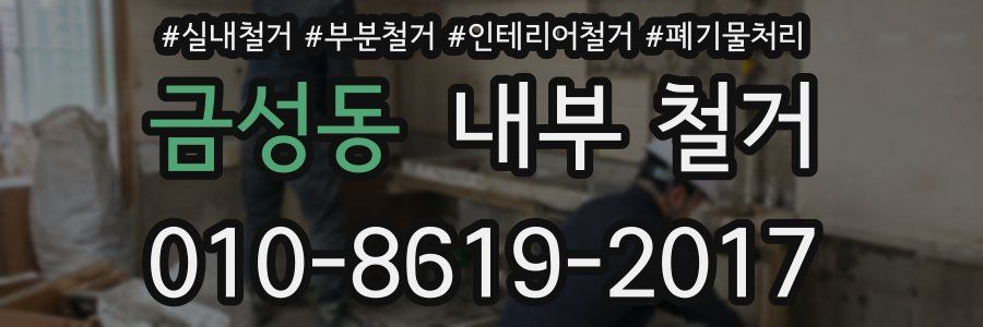 금성동 내부 철거
