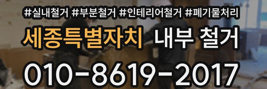 세종특별자치 내부 철거