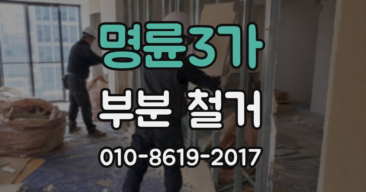 명륜3가 부분 철거