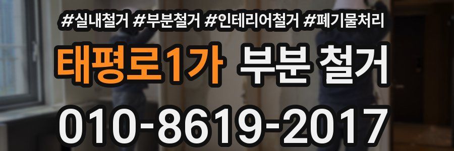 태평로1가 부분 철거
