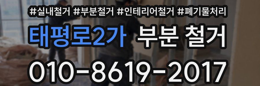 태평로2가 부분 철거