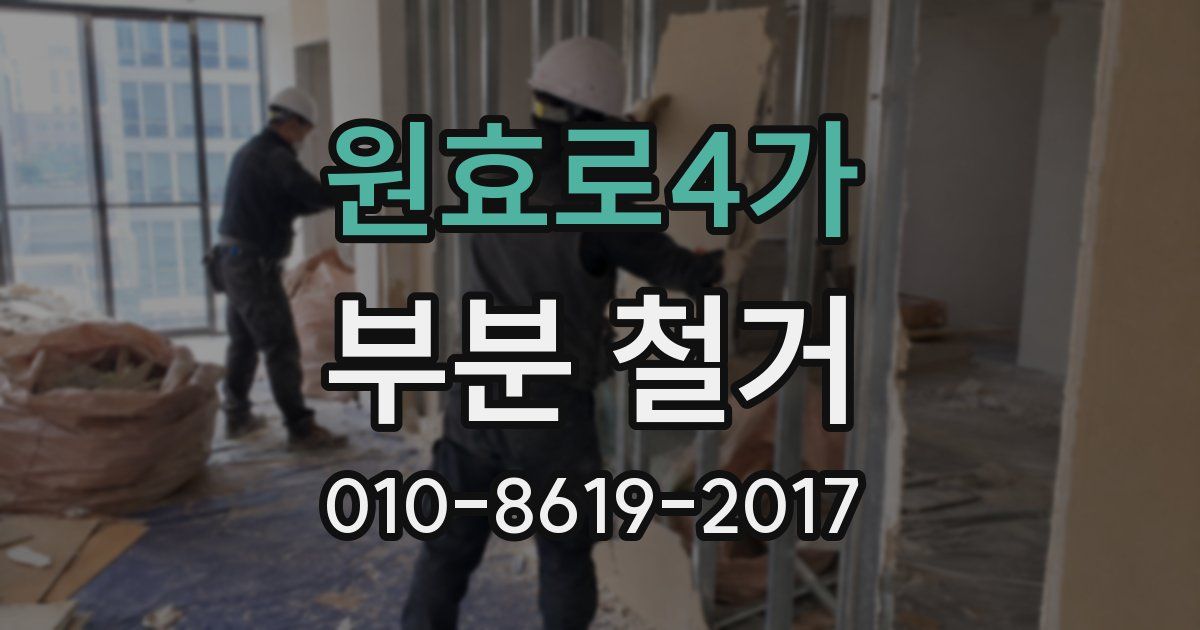 원효로4가 부분 철거