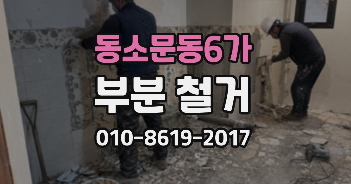 동소문동6가 부분 철거