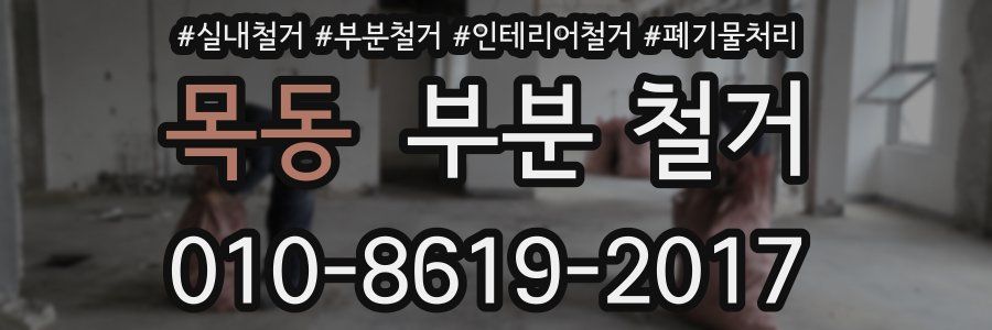 목동 부분 철거