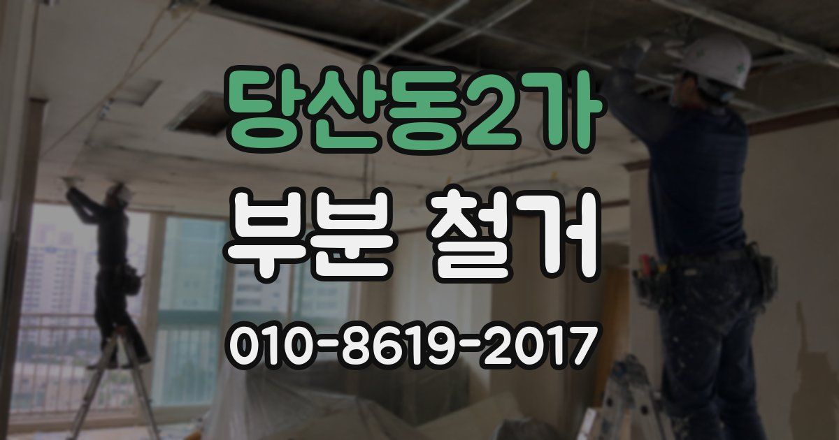 당산동2가 부분 철거