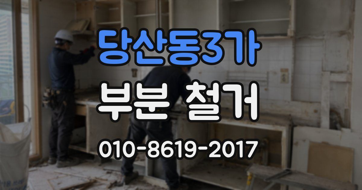 당산동3가 부분 철거