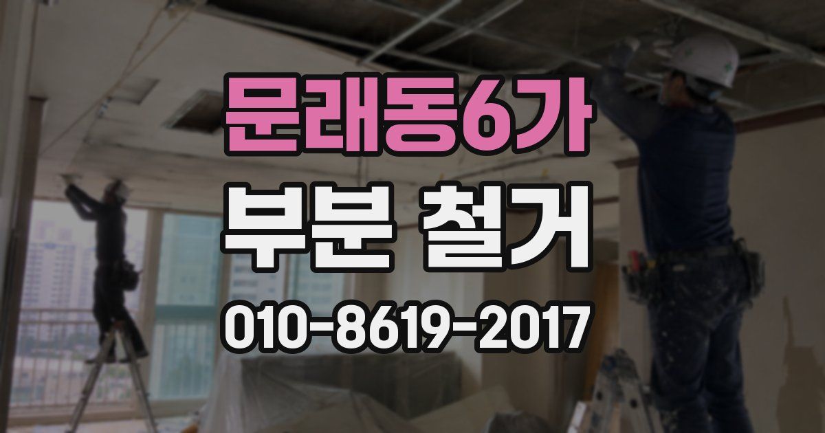 문래동6가 부분 철거