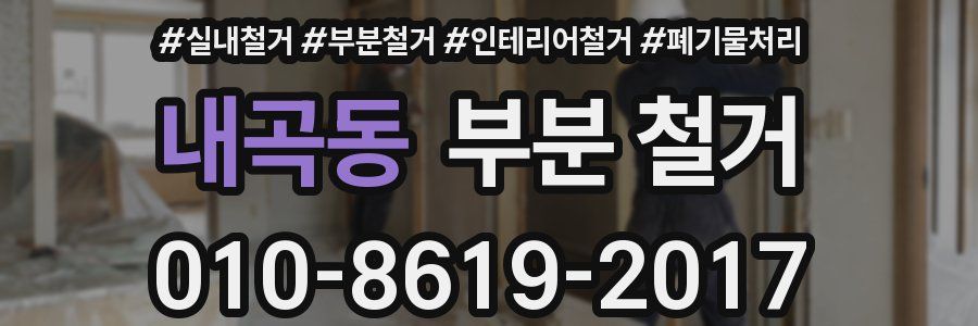 내곡동 부분 철거
