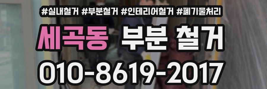 세곡동 부분 철거