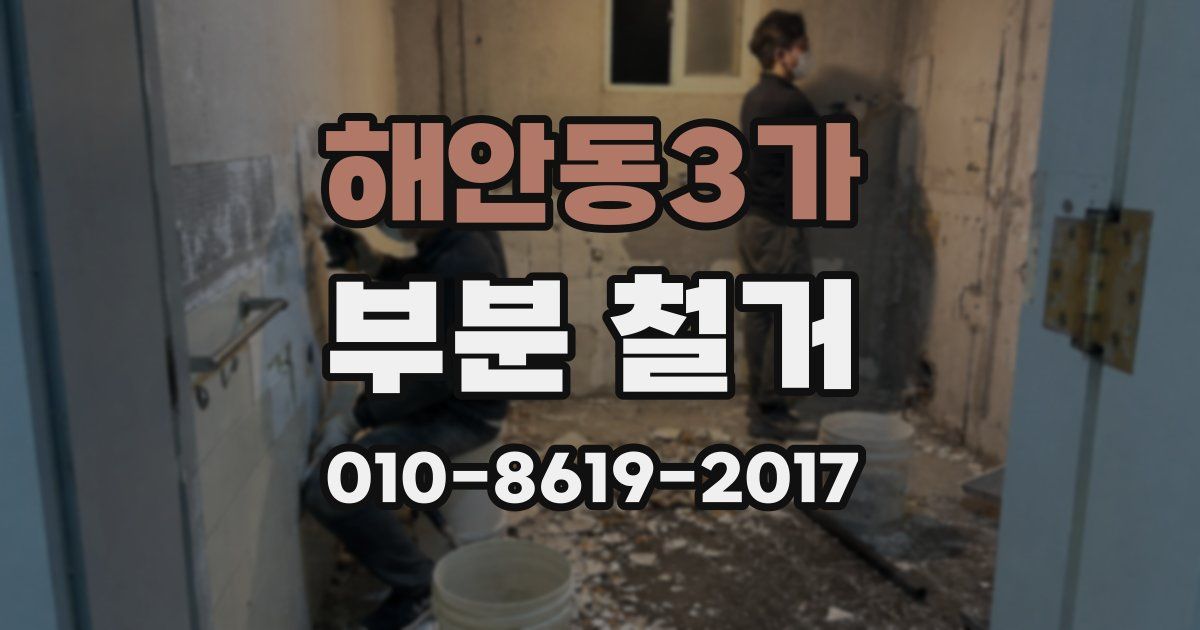 해안동3가 부분 철거