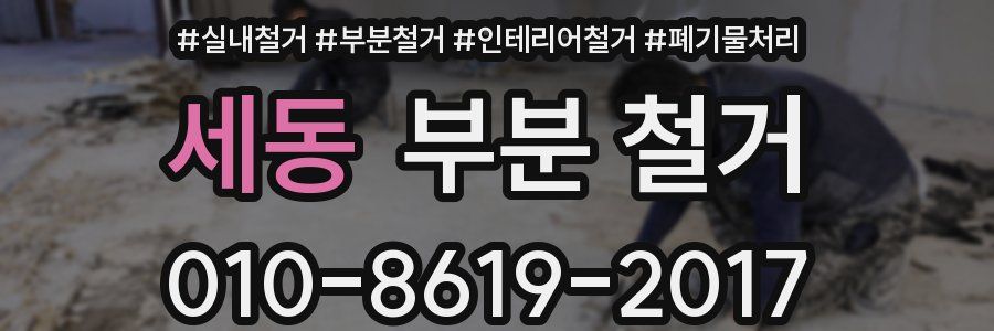 세동 부분 철거