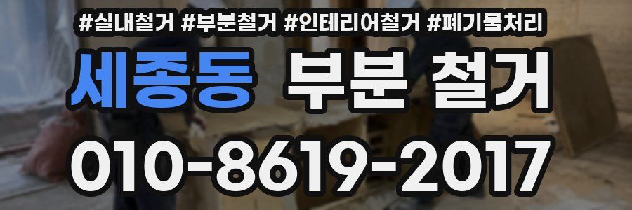 세종동 부분 철거