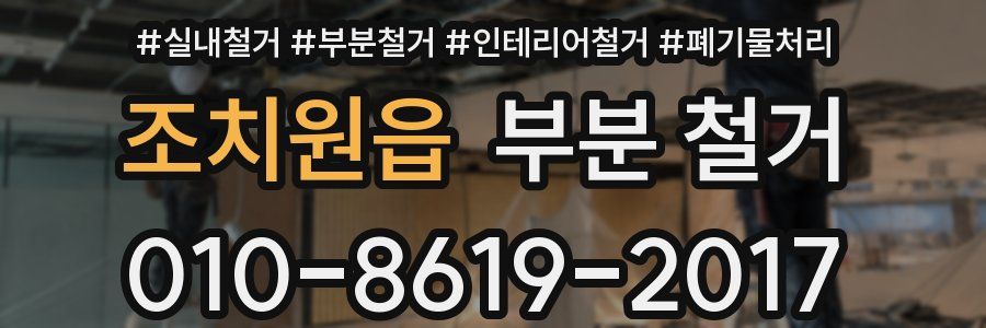 조치원읍 부분 철거