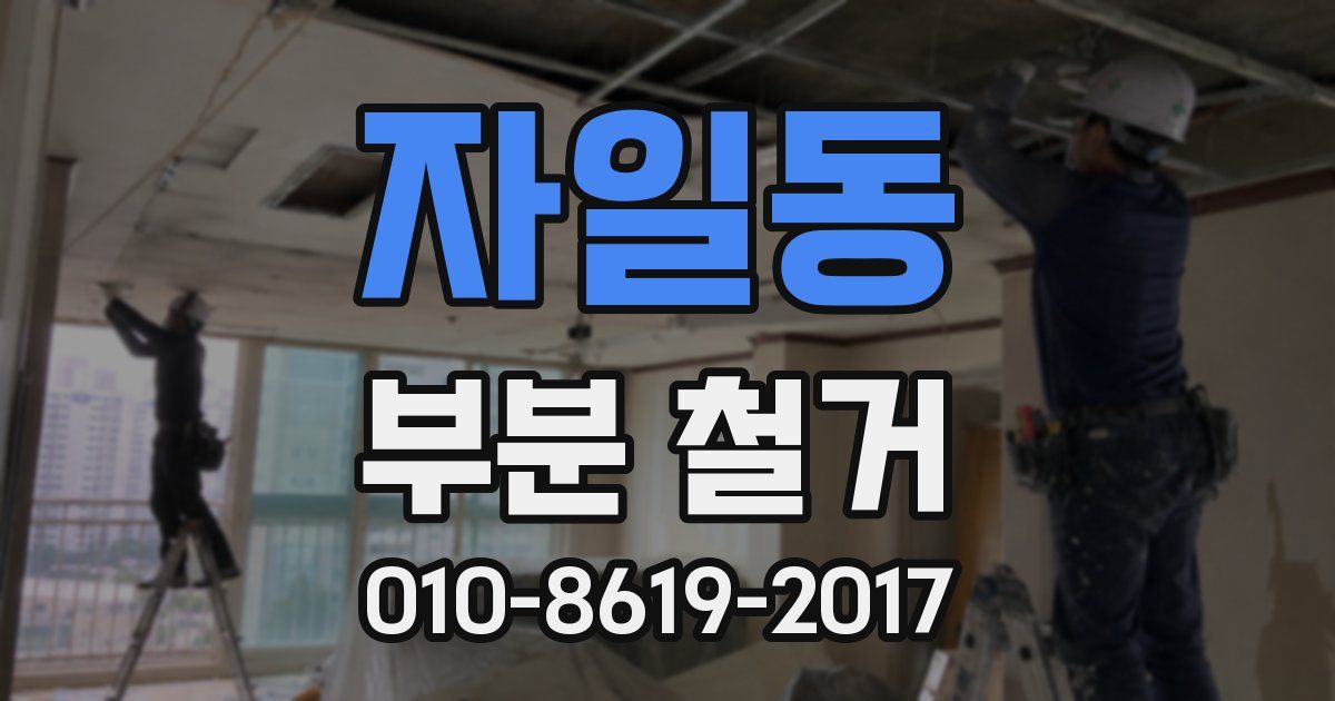 자일동 부분 철거