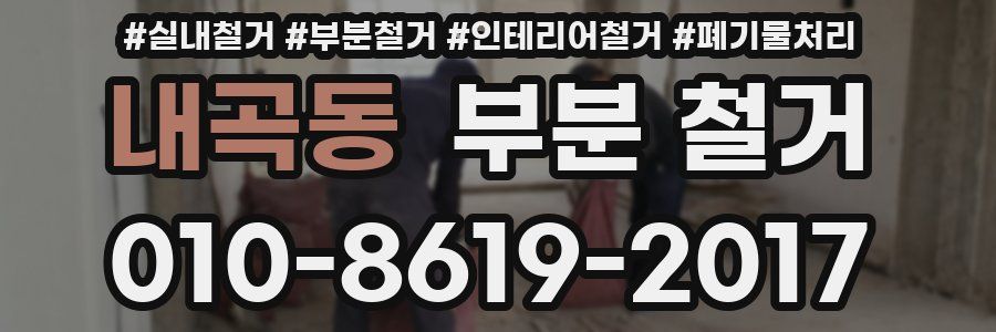 내곡동 부분 철거