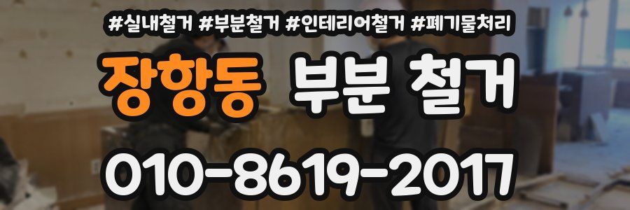 장항동 부분 철거