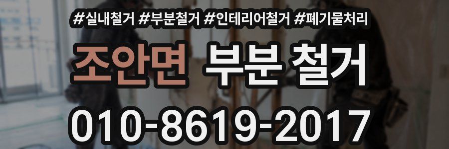 조안면 부분 철거