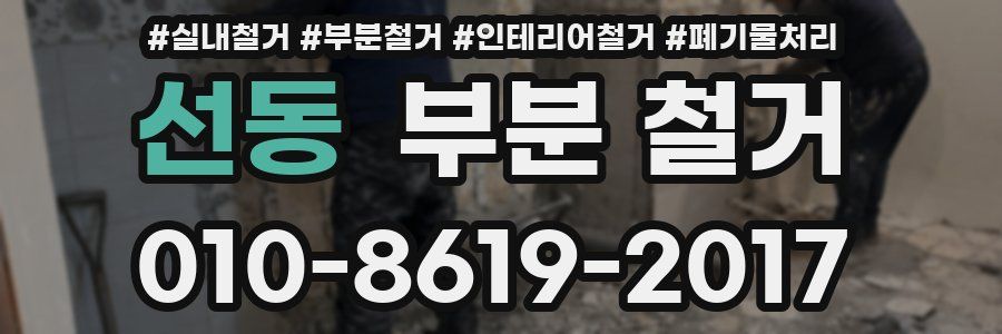 선동 부분 철거