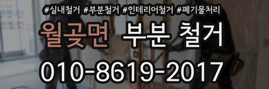 월곶면 부분 철거