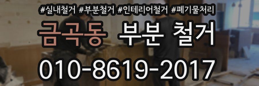 금곡동 부분 철거