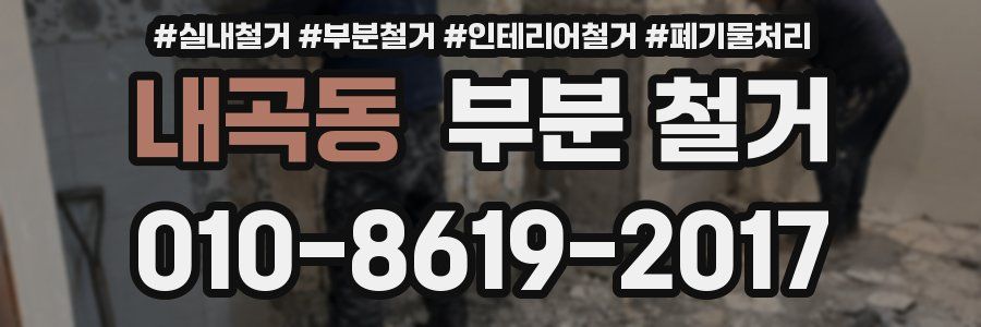 내곡동 부분 철거
