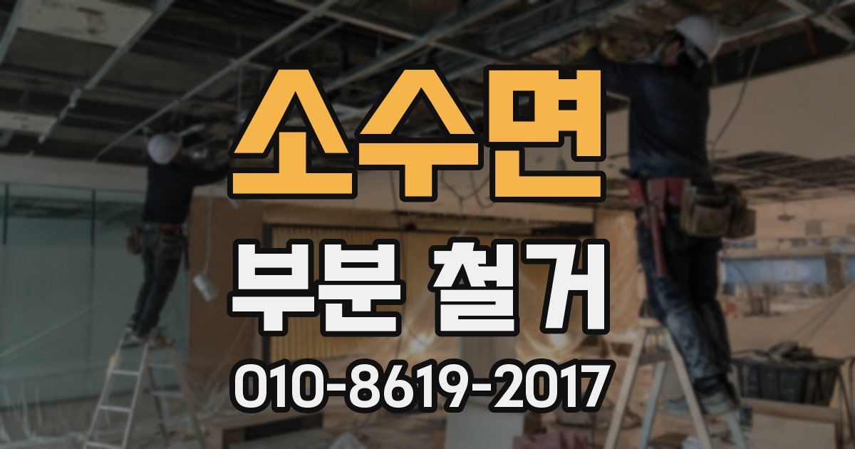 소수면 부분 철거