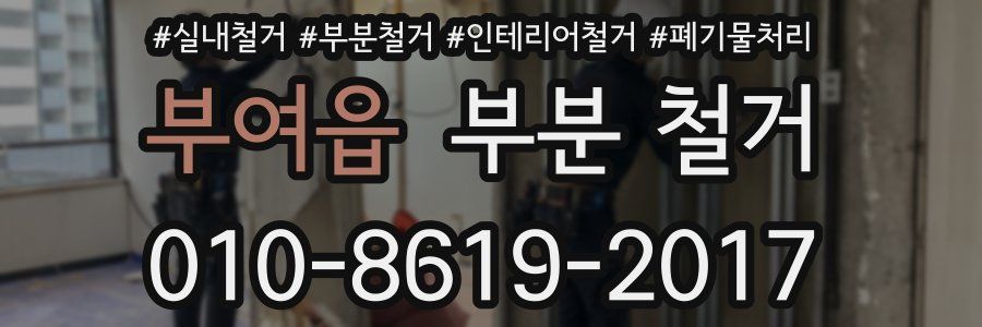 부여읍 부분 철거