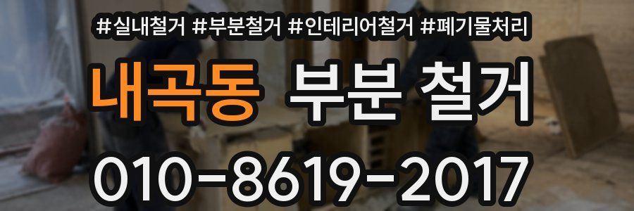 내곡동 부분 철거