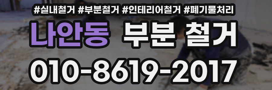 나안동 부분 철거