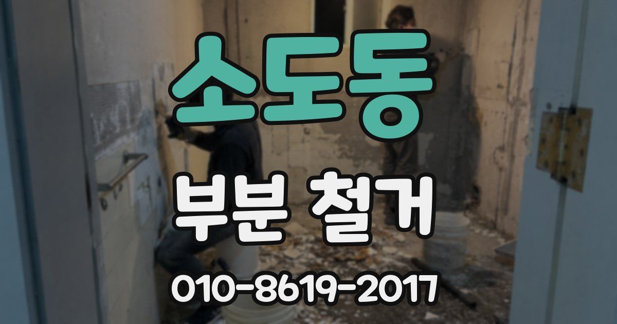 소도동 부분 철거