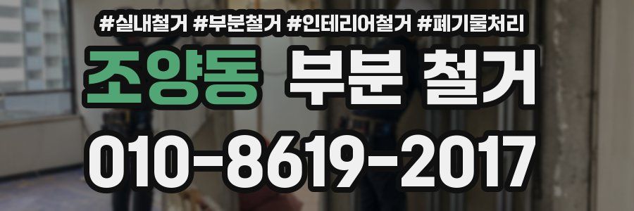 조양동 부분 철거