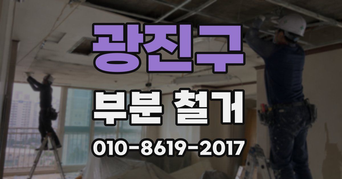 광진구 부분 철거