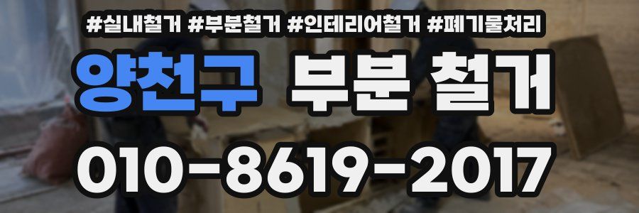 양천구 부분 철거