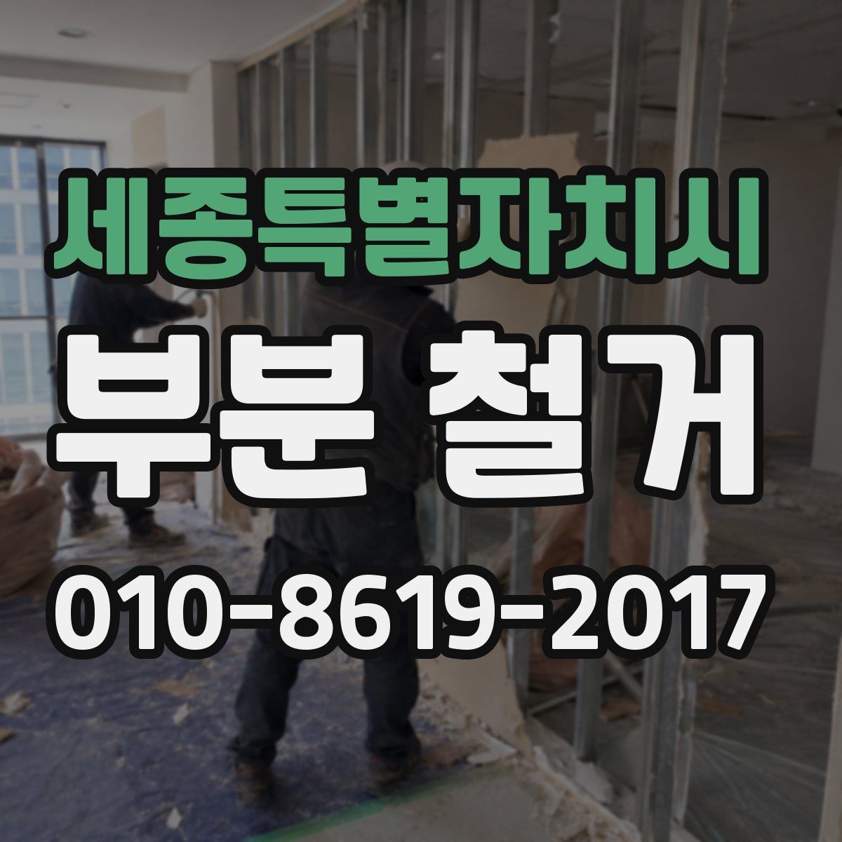 세종특별자치시 부분 철거