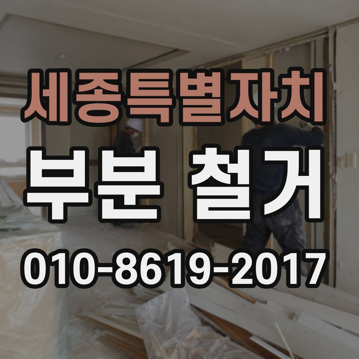 세종특별자치 부분 철거