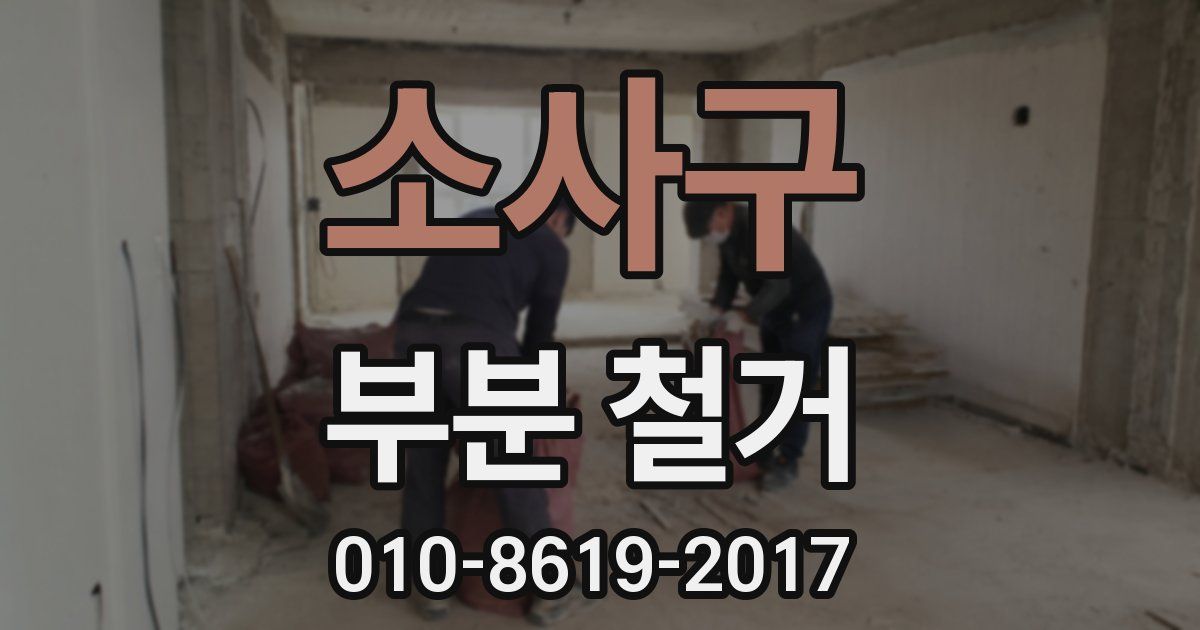 소사구 부분 철거