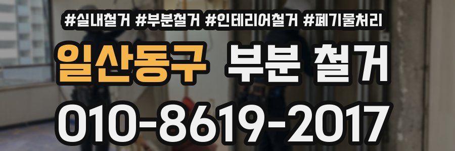일산동구 부분 철거