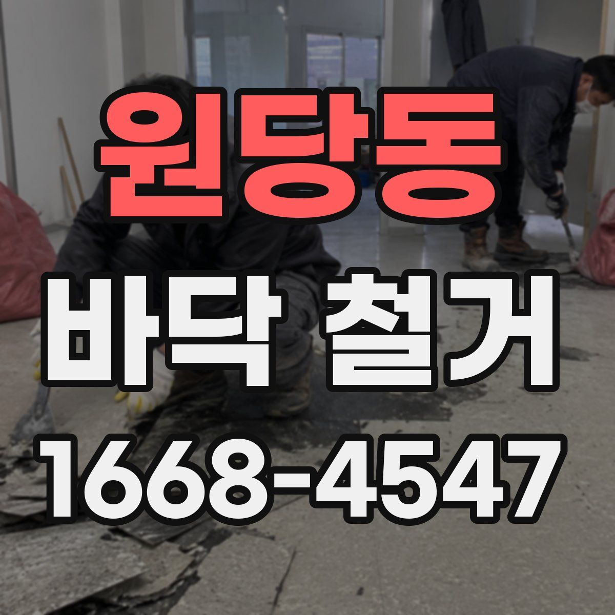 원당동 바닥 철거