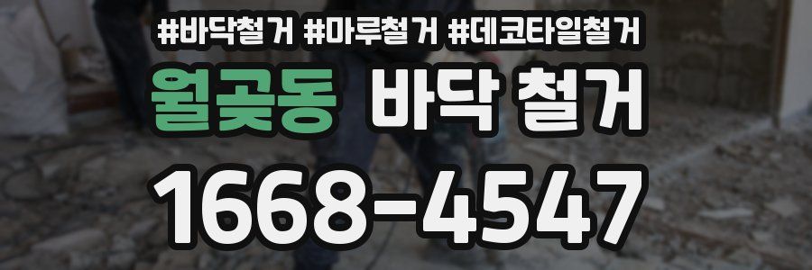 월곶동 바닥 철거