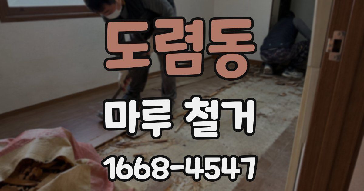 도렴동 마루 철거